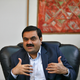 Indian billionaire Gautam Adani speaks during an interview in Ahmedabad